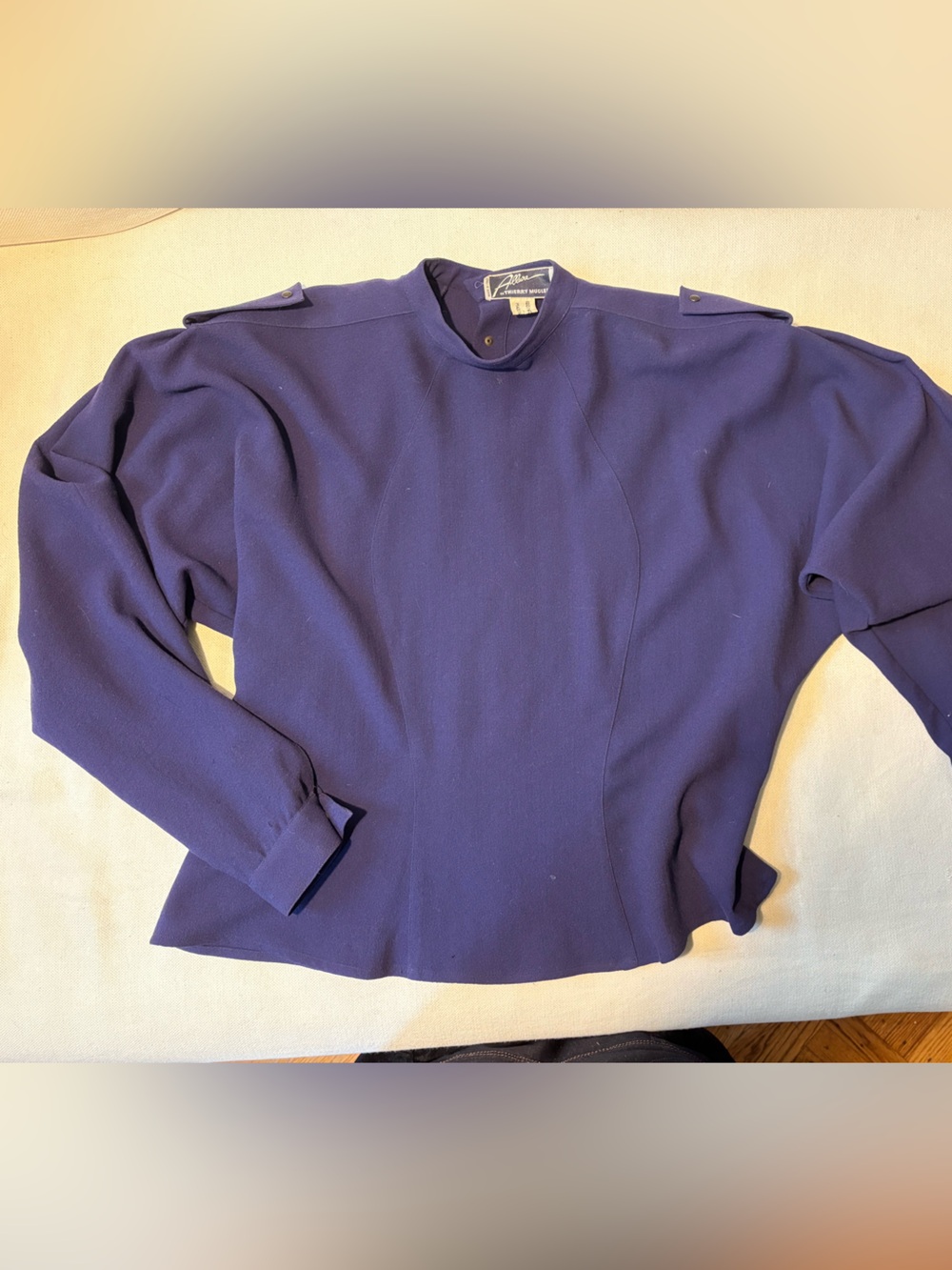Thierry Mugler Deep Purple Tailored Blazer